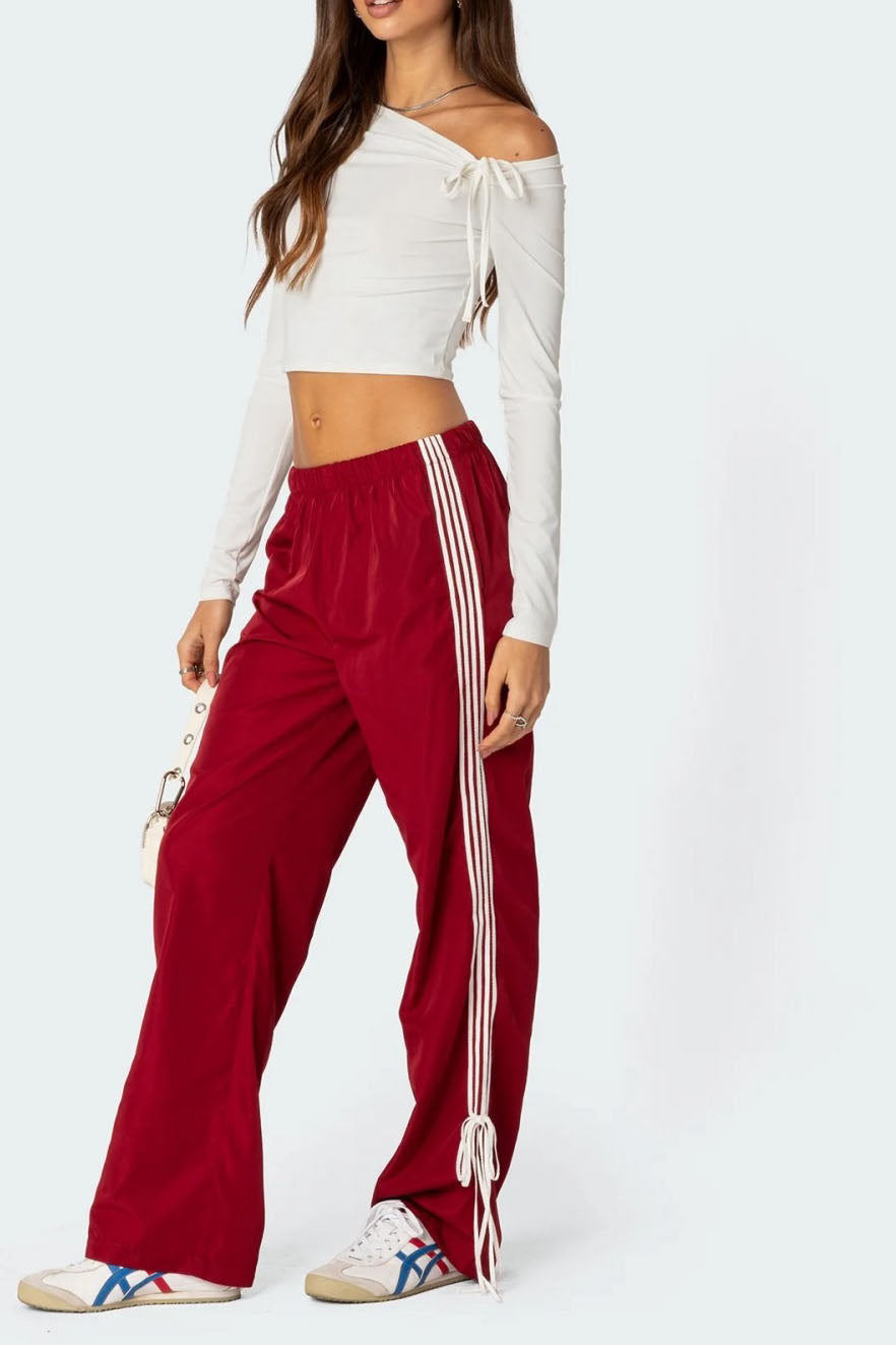 【COLOR iN ID】Rolling ribbon pants Eco Stella Monogram Pant | Marciano