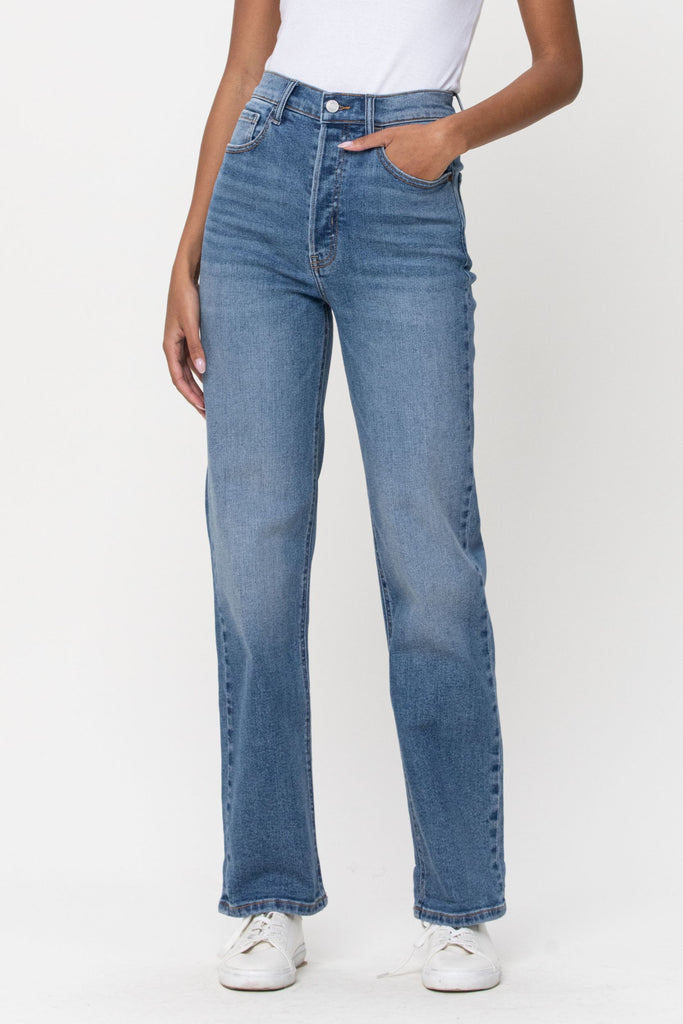 High Rise Dad Jeans